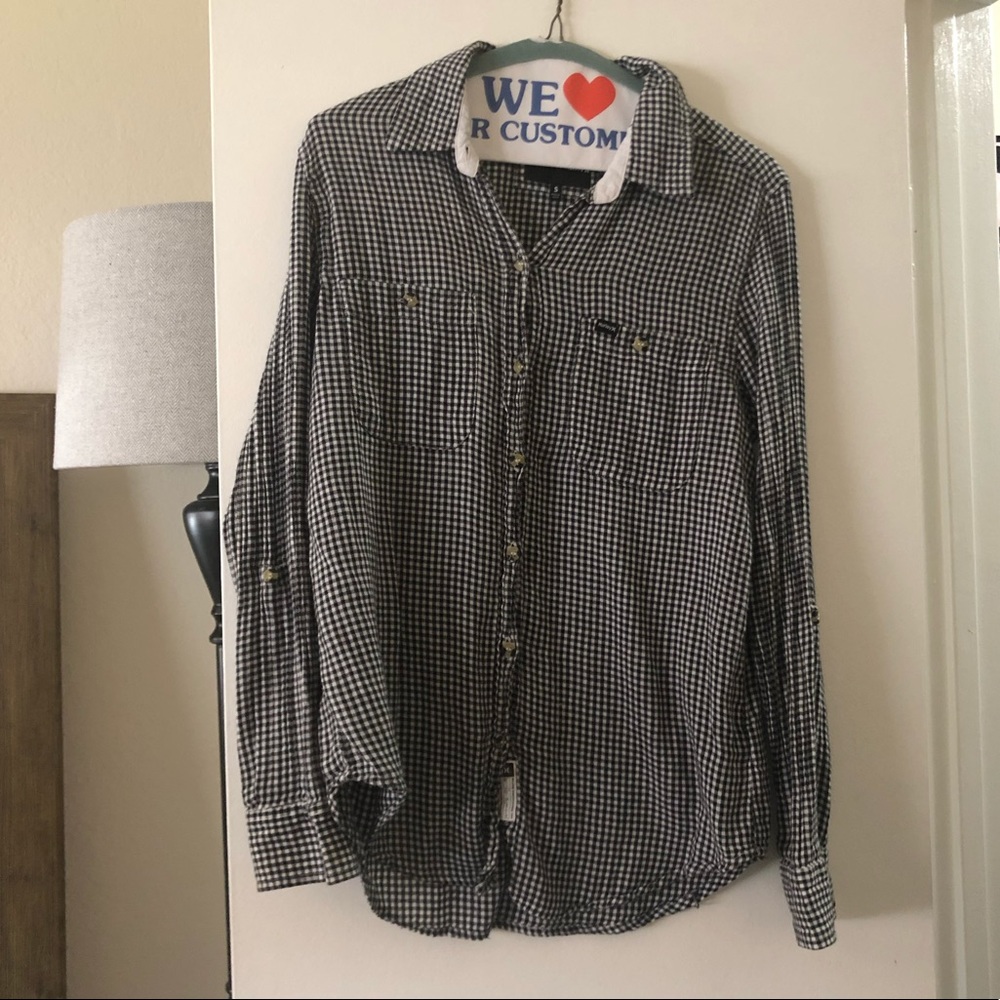 Hurley Checkered Light  Flannel.